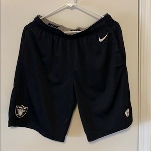 Nike athletic shorts RAIDERS